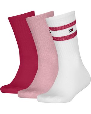 Tommy Hilfiger Sport Calcetines de tripulación - Morado