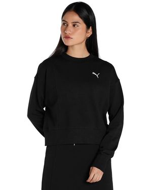 PUMA Her Crew Tr Sweatshirt S - Nero