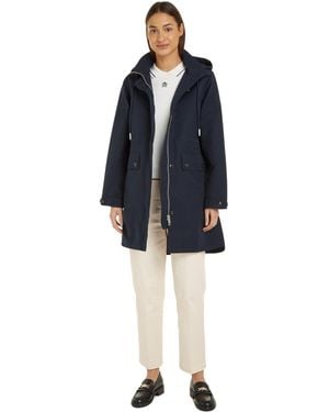 Tommy Hilfiger Essential Cotton Blend Parka Parkas - Black