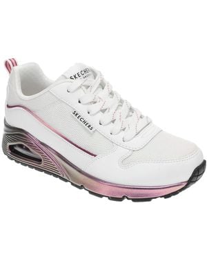 Skechers Uno-Sparkle Lite Sneaker - Weiß