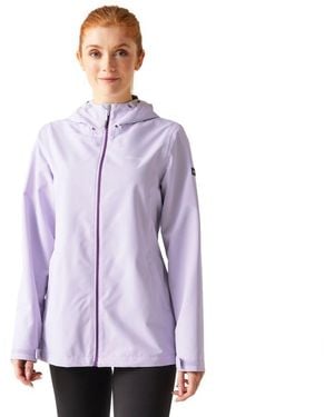 Regatta S Hamara Iii Waterproof Breathable Durable Coat - Purple