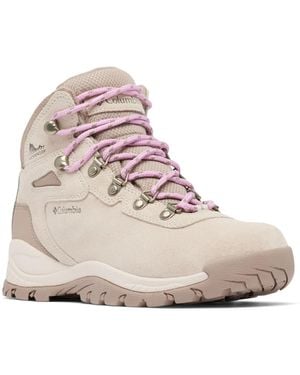 Columbia Newton Ridge Plus Waterproof Amped Hiking Shoe - Pink