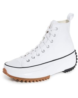 Converse 166799c Run Star Hike Canvas Platform White/black/gum Uk 3