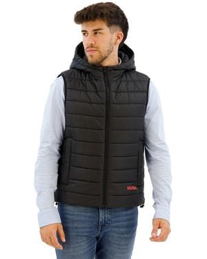 HUGO Breneto2431 Outerw_waistcoat - Black