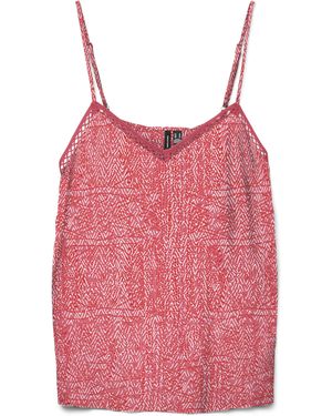 VERO MODA Damen Top VMmenny – Ärmelloses Knoten-Detail Top Mit U-Ausschnitt | Pull-On Design