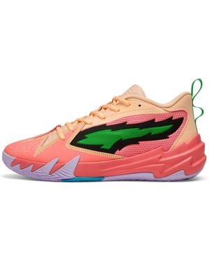 PUMA Basketball Shoes Pink/orange Scoot Zeros