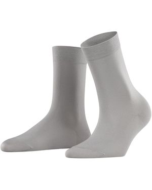 FALKE Cotton Touch Baumwolle dünn Einfarbig 1 Paar Calzini - Grigio