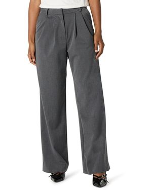The Drop Nancy Pleat Front Wide Leg Trouser - Grey