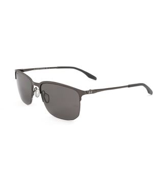 Under Armour Ua Streak/g Pta Dark Ruthenium Grey 57/18/140 Man Sunglasses - Black