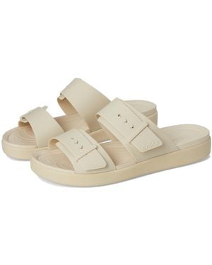 Crocs™ Sandal,brooklyn Buckle Low,sandstone,4 Uk - White