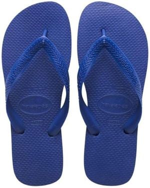 Havaianas Top, Comfortable, Durable, And Lightweight Flip-flops, Zori Style, With Non-slip Sole, Adults - Blue