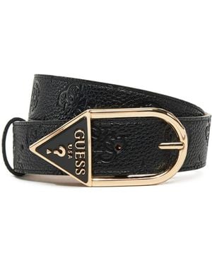 Guess Cresidia Adjustable Pant Belt H35 W95 Black - kürzbar - Schwarz