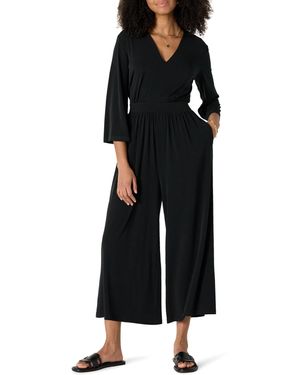 Amazon Essentials Relaxed-fit Matte Jersey Jumpsuit - Black