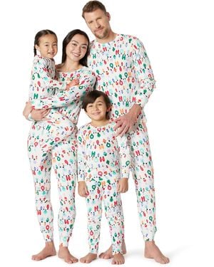 Amazon Essentials Matching Holiday Family Pajama Sets - Blue