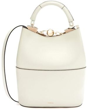 Furla Eimer Kugel Creme + Hafer int. - Weiß