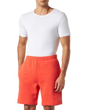 Lacoste Gh9627 Pantaloncini Eleganti - Bianco