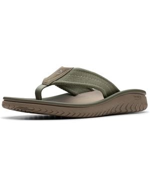 Clarks Wesley Belt Flip-flop - Green