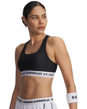 Under Armour Reggiseno sportivo da donna Crossback Mid Impact, - Nero