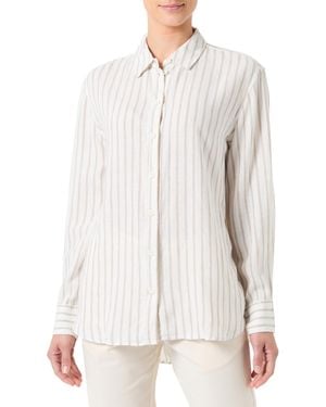 Vero Moda Vmlinn Ls Shirt WVN Noos - Weiß