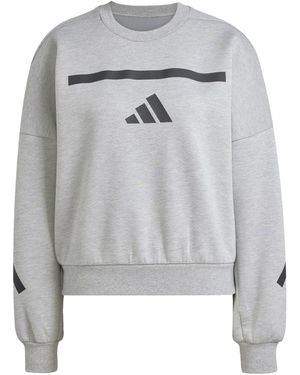 adidas Sweatshirt Z.n.e. Medium Grey Heather - Grijs