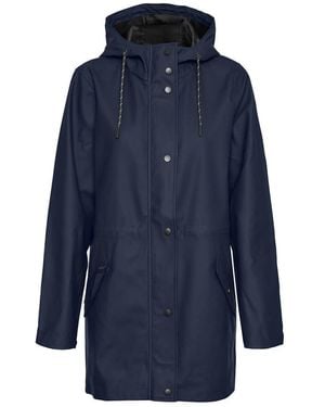 Vero Moda Vmmalou Aw22 Coated Jacket Noos - Blue