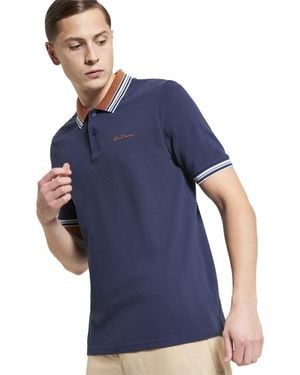 Ben Sherman Polo da uomo "House Collar" - Blu