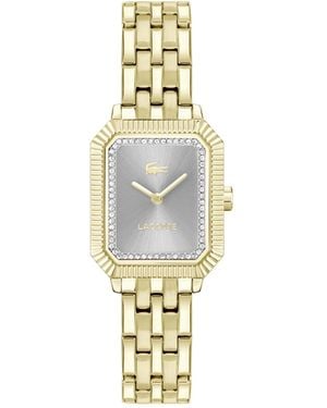 Lacoste Orologio Con Movimento Al Quarzo A Due Lancette da Donna Collezione PARISIENNE con Cinturino in Acciaio Inossidabile di Colore - Metallizzato