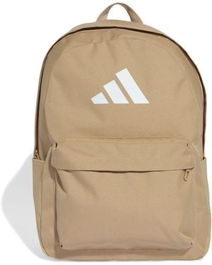 adidas Volwassen Classic 3bars Backpack - Naturel