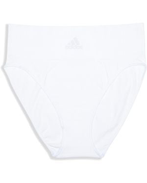 adidas S Active Seamless Micro Stretch High Leg Brief White Xxl