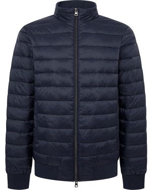 Hackett Ultra Lw Moto Jacket - Blue