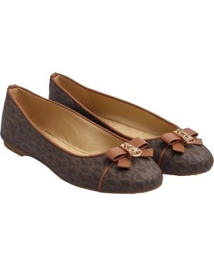 Michael Kors Honey Ballet Ballerine da Donna 49H3HNFP1B - Marrone