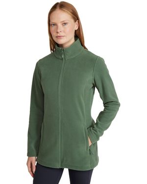 Mountain Warehouse Full-length Zip Jumper With Cinched Back Waist & Front Pockets -spring - Green