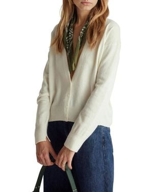 Benetton Cardigan M/l 102hd6052 Jumper - Natural