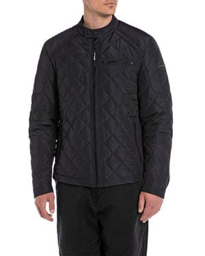 Replay Men's Quilted Jacket - Black