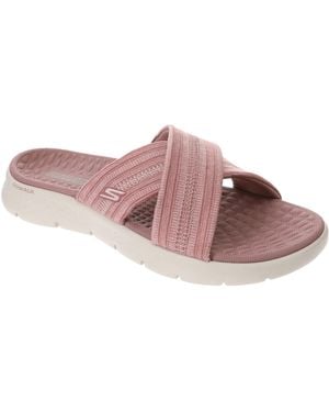 Skechers O-t-g Go Walk Flex Sandaal Onder De Indruk - Paars