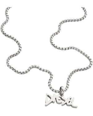 DIESEL Collana da uomo in acciaio inox - Metallizzato