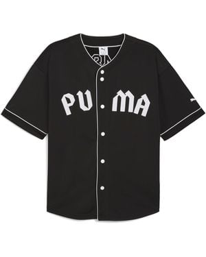 PUMA Oversized Baseball Jersey - Black