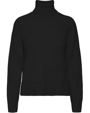 Vero Moda Bestseller A/s Vmdaniela Ls Cowlneck Pullover Ga Noos Jumper - Black