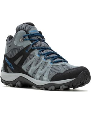 Merrell , Accentor 3 Mid Waterproof Hiking Boot, Rock, 10.5 Uk - Blue