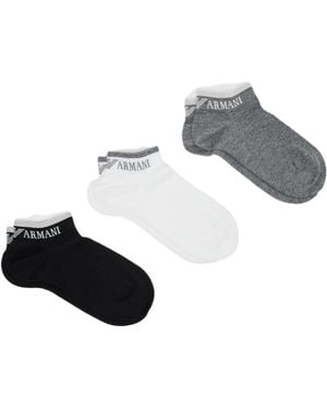Emporio Armani 3 Pack Ankle Socks - Multicolor