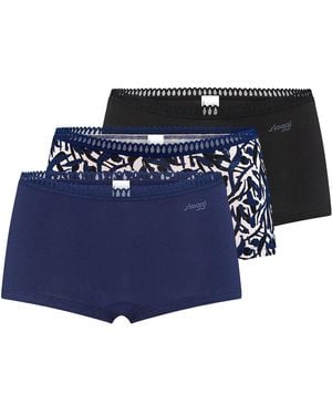 Sloggi Donna Go Crush Short C3P - Nero