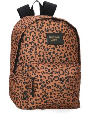 Reebok Brooklyn Colors Mochila para portátil 15,6" Marrón 31,5x45x15 cms Poliéster 21,26L by Joumma Bags