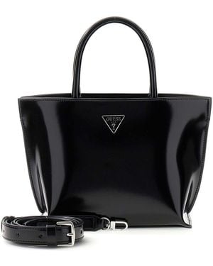 Guess Arnela Mini Tote Handbag Shoulder Bag Black