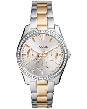 Fossil Orologio al quarzo in acciaio inossidabile da donna ES4316 - Metallizzato