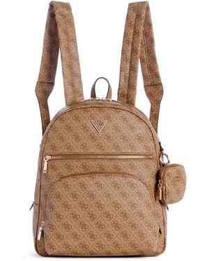 Guess Power Play Large Tech Backpack - Brown