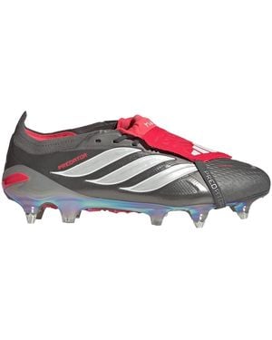 adidas S Elite Fold Over Tongue Soft Ground Football Boots Grey/red 9.5 Uk