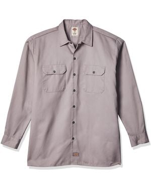 Dickies Long Sleeve Work Shirt - Purple