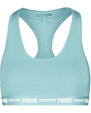 PUMA Racer Back Sports Bra - Blue