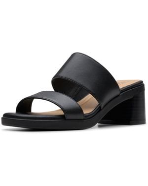 Clarks Sandali da donna Jaylan con tacco crepuscolo - Nero