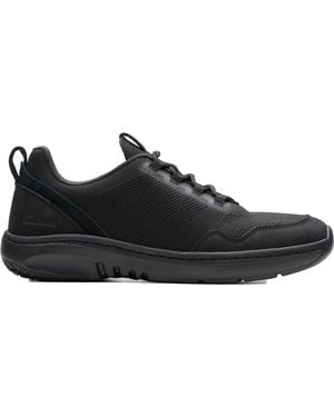 Clarks S Pro Knit Shoes - Black